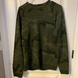 Camo sweater
